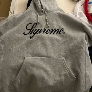 Never worn supreme hoodie. Too small for my man.